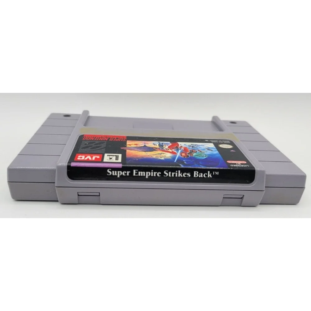 Super Star Wars: The Empire Strikes Back (SNES‎ Super Nintendo) JVC LOGO